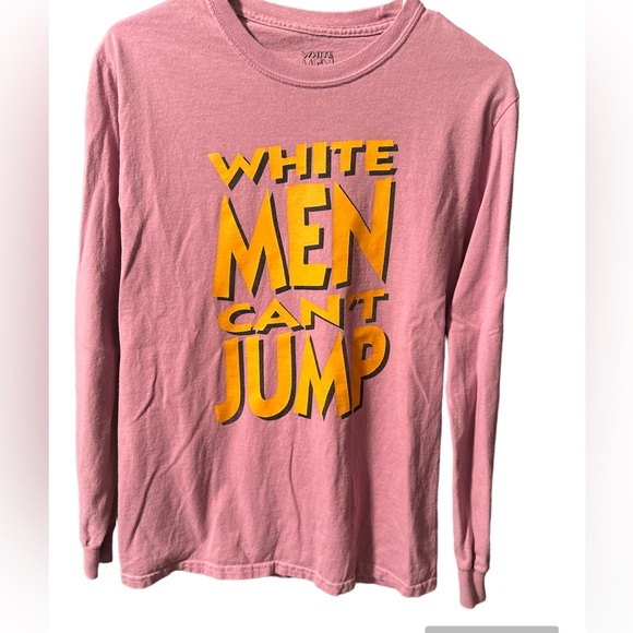 White Men Can’t Jump Long Sleeve Graphic T-Shirt Size Small - Picture 1 of 4